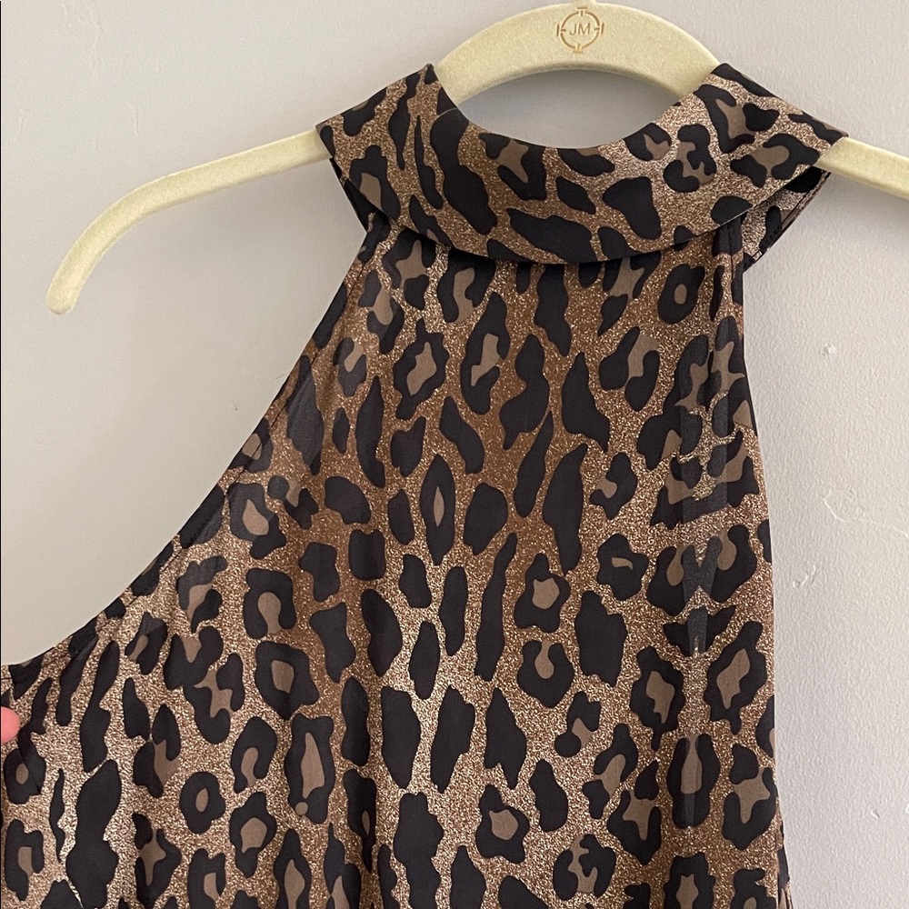 Heather - Leopard Print Top, XS